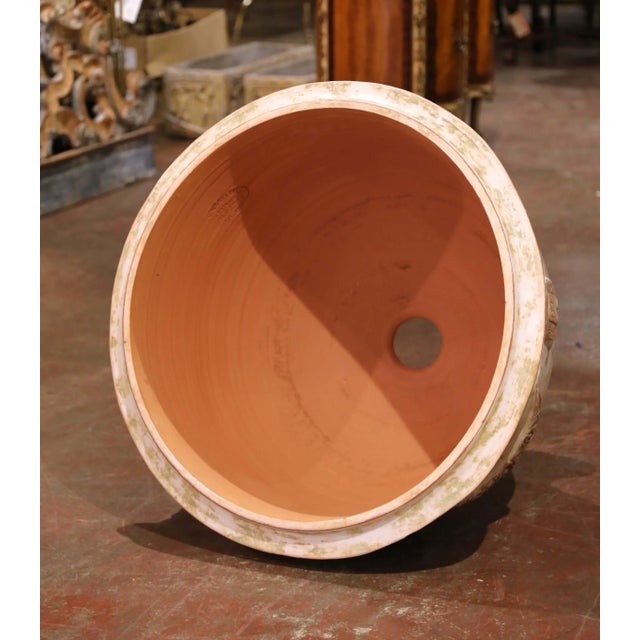 French Handmade Terracotta Anduze Bowl Urn Planter by La Madeleine For Sale - Image 10 of 12
