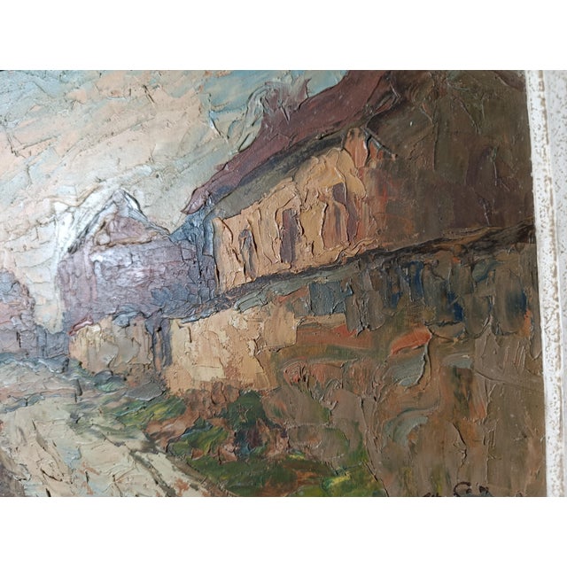 Jh Silles, Landscape, 1950s, Oil Painting on Board, Framed For Sale - Image 4 of 10
