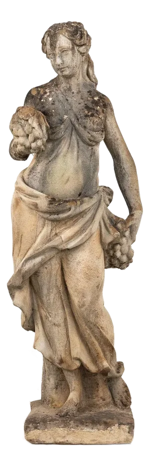 Large Autumn Goddess of the Four Seasons Garden Figure, Italy, Late 20th C.