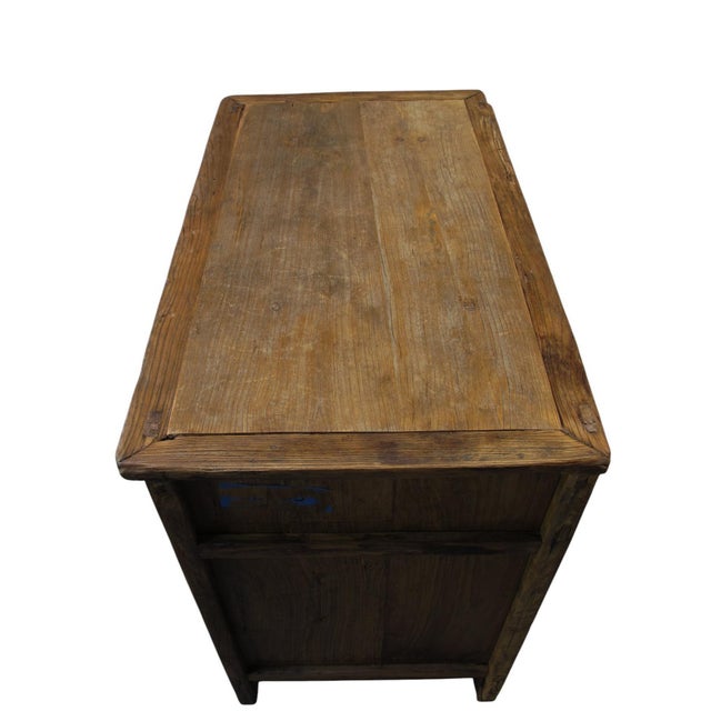 Naturally Aged 4 Panel Elm Cabinet For Sale In Greensboro - Image 6 of 12