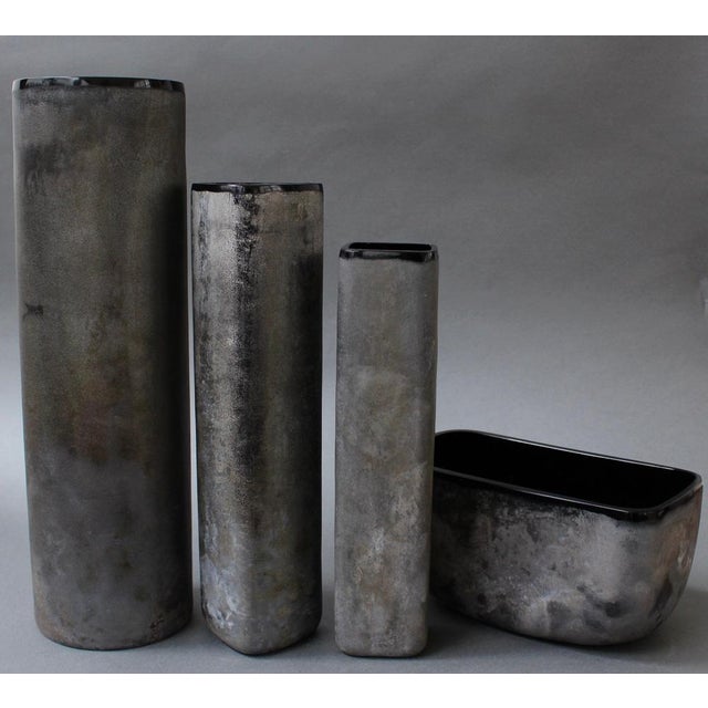 Vintage Italian Murano Glass Scavo Vase by Alfredo Barbini, 1970s For Sale - Image 17 of 18