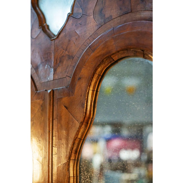 Antique Louis XV Style Cabinet in Walnut Root, 1800s For Sale - Image 5 of 18