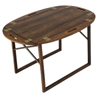 Rosewood Tray Coffee Table by Svend Langkilde for Langkilde Møbler, 1950s For Sale