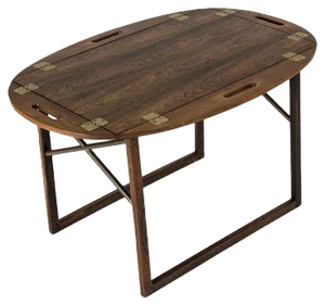 Rosewood Tray Coffee Table by Svend Langkilde for Langkilde Møbler, 1950s