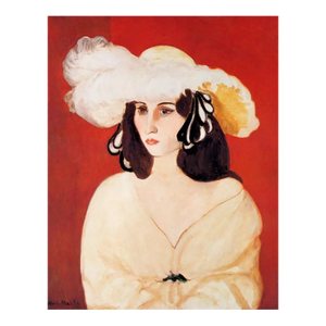 Matisse White Plumes LTD Edition Numbered Giclee