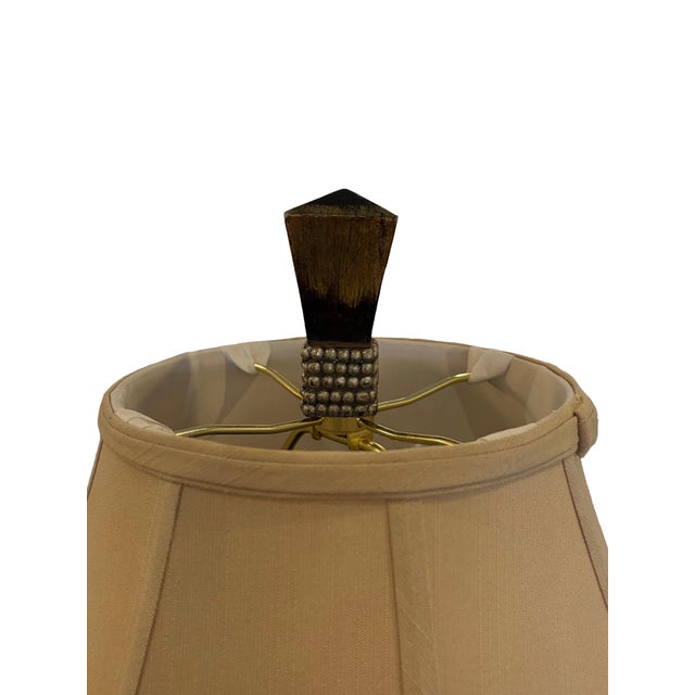 Pair of Steer Horn and Bone Table Lamps For Sale - Image 4 of 6
