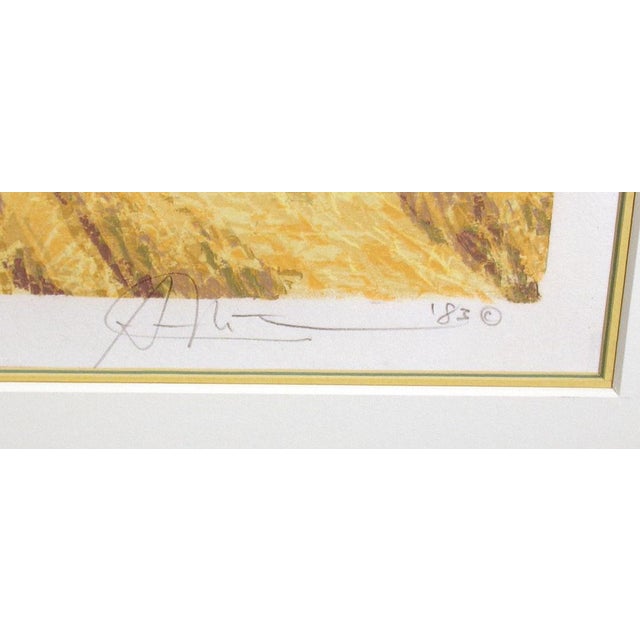 1980s Gordon Mortensen "Near Tortilla Flat" Hand Signed LTD Edition Woodcut Art For Sale - Image 5 of 6