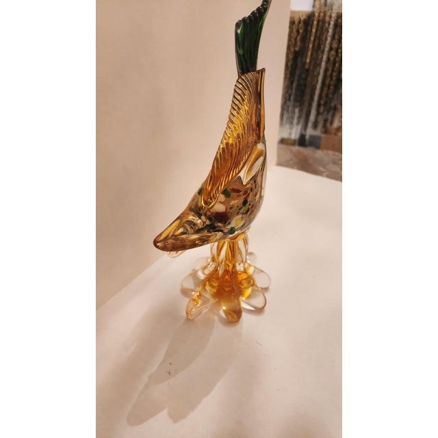 Early 20th Century Early 20th Century Murano Style Art Glass Fish Sculpture For Sale - Image 5 of 5