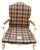Experience Timeless Comfort With the Highland House French Country Bergère Chair and Ottoman Set. 1970s For Sale - Image 10 of 12