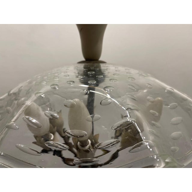 Vintage Pendant in Bronze and Murano Glass, 1950s For Sale - Image 4 of 16