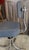 Vintage Swivel Office Chair in Grey Chrome Faux Leather in the style of Roneo, 1950s For Sale - Image 9 of 18