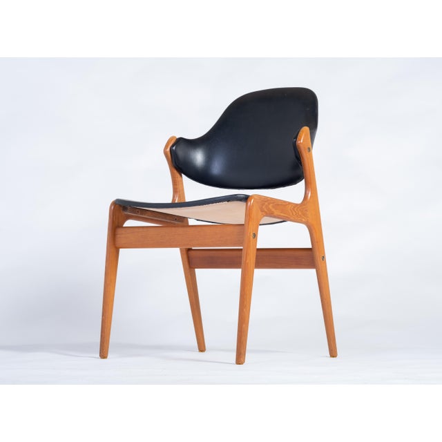 Danish Dining Chairs in Teak by Ejvind A. Johansson for Gern Møbelfabrik, 1960s, Set of 6 For Sale - Image 6 of 9