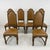1960s High Back Leather Dining Chairs – Set of 6 For Sale - Image 5 of 12