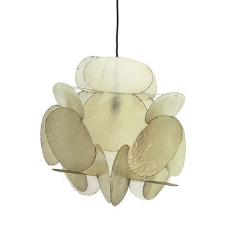 Fiberglass Plan Pendant Lamp by Enrico Botta for Sundown, 1968 For Sale