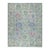 8x10 Green Hand-Knotted Wool Pastel Floral Field Classic Traditional Carpet Rug For Sale