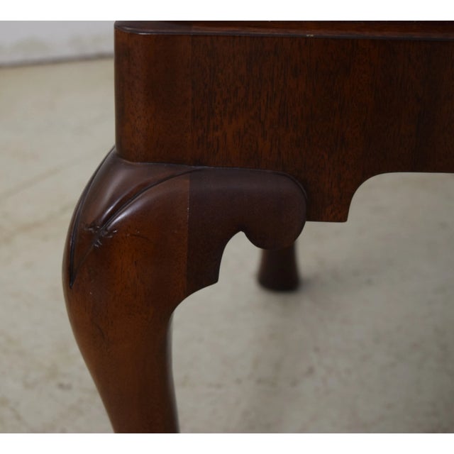 Set of 6 Kindel Queen Anne Mahogany Dining Room Chairs For Sale - Image 10 of 12