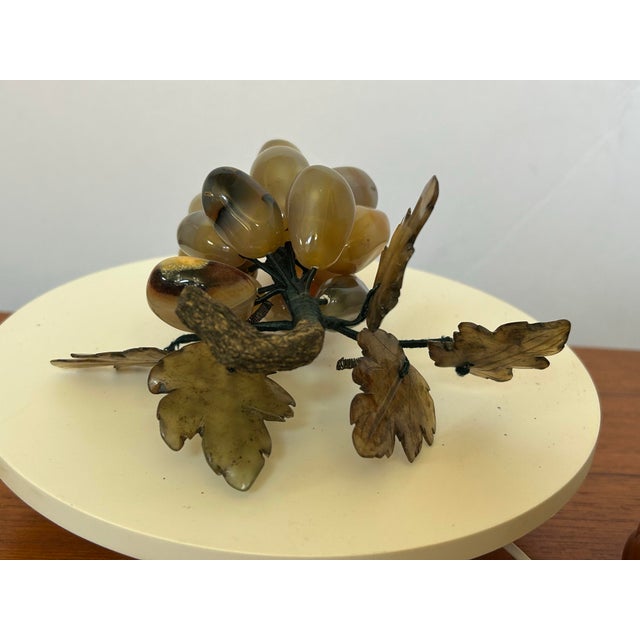 Pair MCM Agate Stone Fruit For Sale - Image 9 of 10