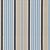 Contemporary Sample - Schumacher Minzer Cotton Stripe Fabric in Indigo For Sale - Image 3 of 3