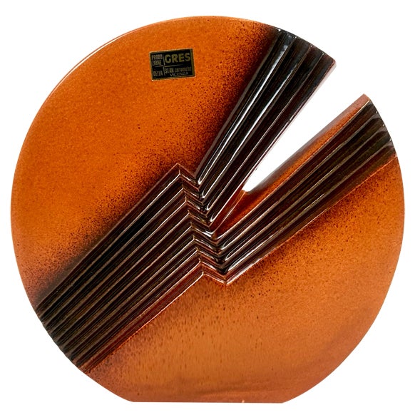 Mid-Century Italian Vase by Ennio Lucini for Star Ceramiche Vicenza, 1970s For Sale