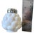 French Country 1940s White Milk Glass Artichoke-Form Salt & Pepper Shakers - Pair For Sale - Image 3 of 9