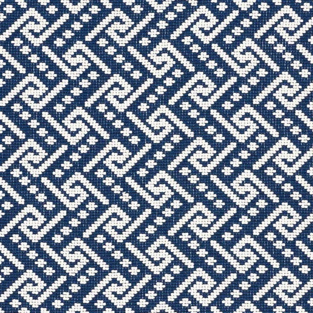 Contemporary Sample - Schumacher X Timothy Corrigan Ionic Weave Fabric in Pacific For Sale - Image 3 of 3