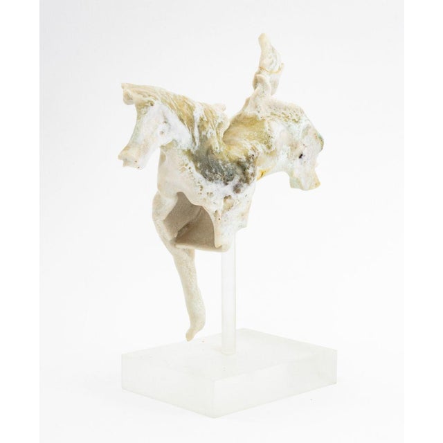 Brutalist Glazed Ceramic Horse Sculptures, 3 For Sale - Image 4 of 14