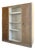Art Deco Oak Bookcase, 1940s For Sale