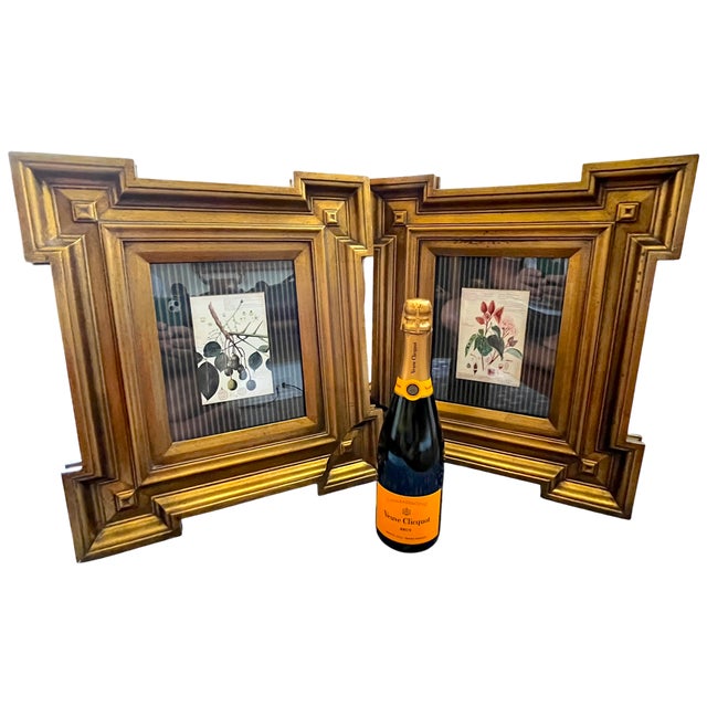 Alexa Hampton Paragon Botanical & Fruit Prints in Monumental Architectural Giltwood Frames, Pair For Sale - Image 4 of 16