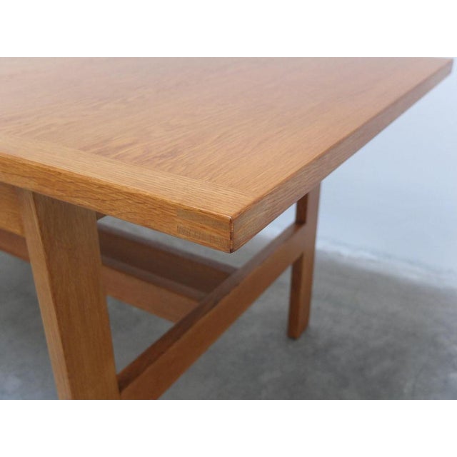 Extendable N-Line Dining Table in Oak by Gebroeders Neirinck, 1968 For Sale - Image 9 of 18