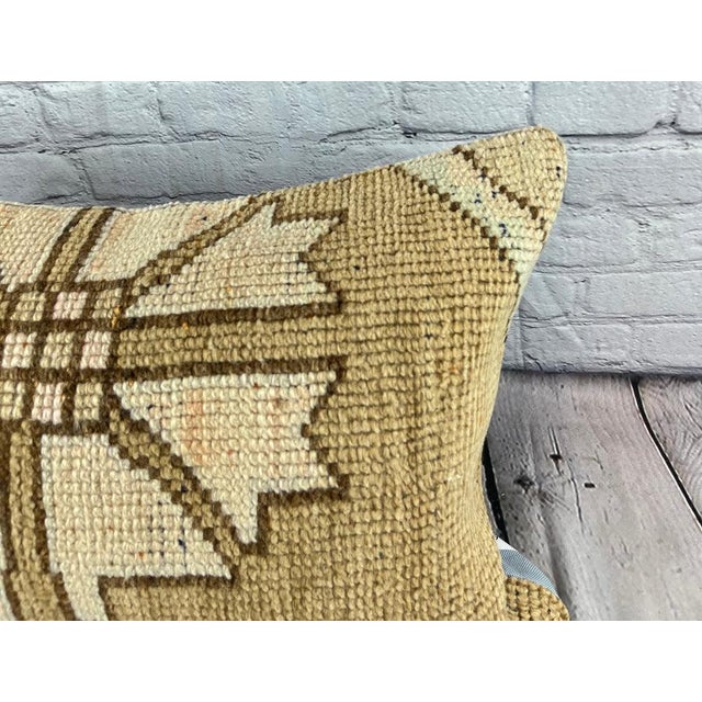 Turkish 16 x 24 Rug Pillow Anatolian Ember Turkish Pillow Cushion Cover For Sale - Image 3 of 4
