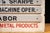 Vintage Hand-Painted Roseland Metal Products (Chicago) Help Wanted Sign For Sale - Image 10 of 15