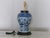 Delft Antique Delft Blue and White Porcelain Vase Made into Modern US Wired Table Lamp For Sale - Image 4 of 5