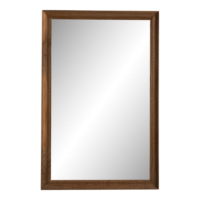 19th Century France Amber Wood Mirror For Sale