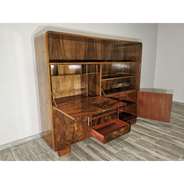 Cupboard attributed to Jindrich Halabala, 1940s For Sale - Image 14 of 18