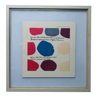 Sister Mary Corita Poster, Framed For Sale