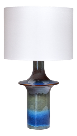 Table Lamp in Gradient Glazed Ceramic by Einar Johansen for Søholm, Denmark, 1960s