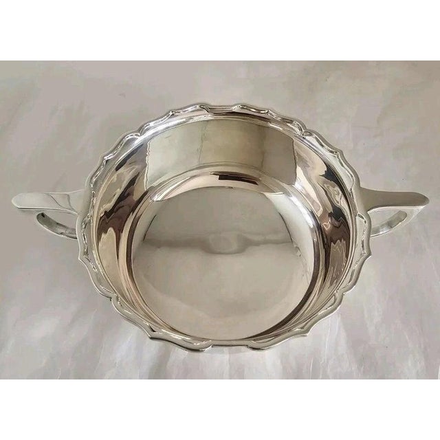 George V Sterling Silver Sugar Bowl from Cooper Brothers & Sons, Sheffield, 1915 For Sale - Image 12 of 18