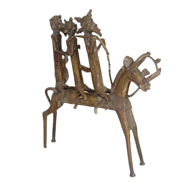 This Fabulous 17" tall, 16" wide, and 3.75" deep bronze sculpture showcases the impressive skill and authority of the...