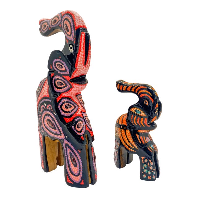 Handmade Elephant Sculpture, a Pair For Sale