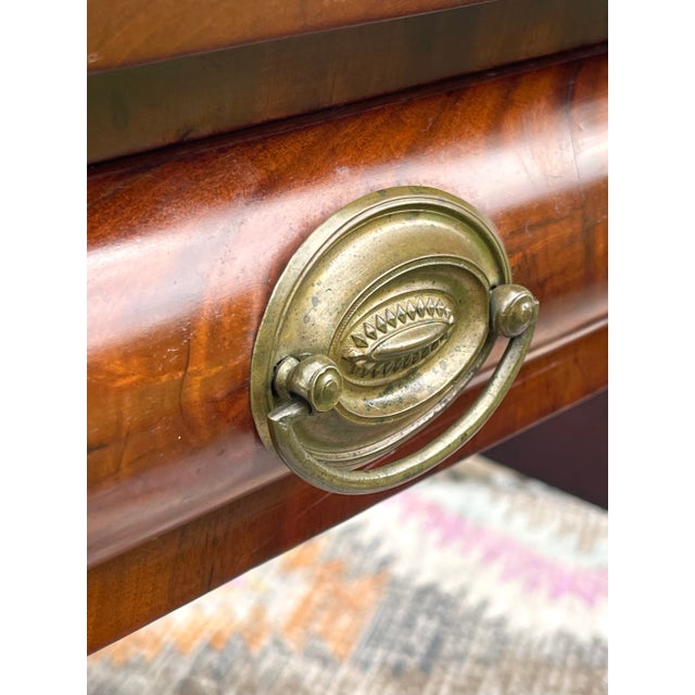 Early 19th Century 19th C. Sheraton Drop Leaf Table on Casters For Sale - Image 5 of 11