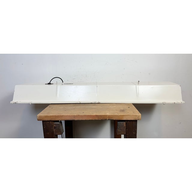 Vintage Industrial Hanging Tube Light from Famor, 1970s For Sale - Image 14 of 18