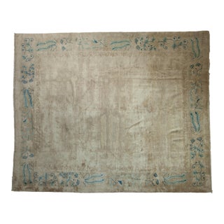 Antique Distressed Peking Carpet - 7'11" X 9'6" For Sale