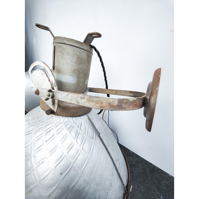 Large Bauhaus Mercury Glass Wall Light by Körting and Mathiesen for Kandem Leuchten, 1920s For Sale - Image 9 of 12