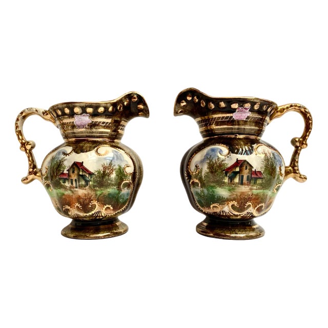 Vintage Faience Vase from Hubert Bequet, Belgium, 1960s For Sale