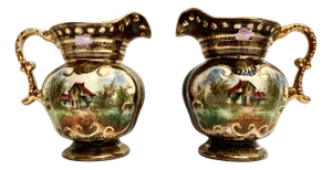 Vintage Faience Vase from Hubert Bequet, Belgium, 1960s