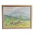 Early Oil Landscape Painting - American - New Hampshire - Mount Monadnock Rising Above a Stone Wall For Sale