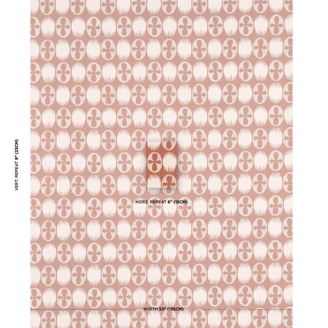 Created in collaboration with Drusus Tabor, this unique print derives its clover forms and oval elements from lunaria...