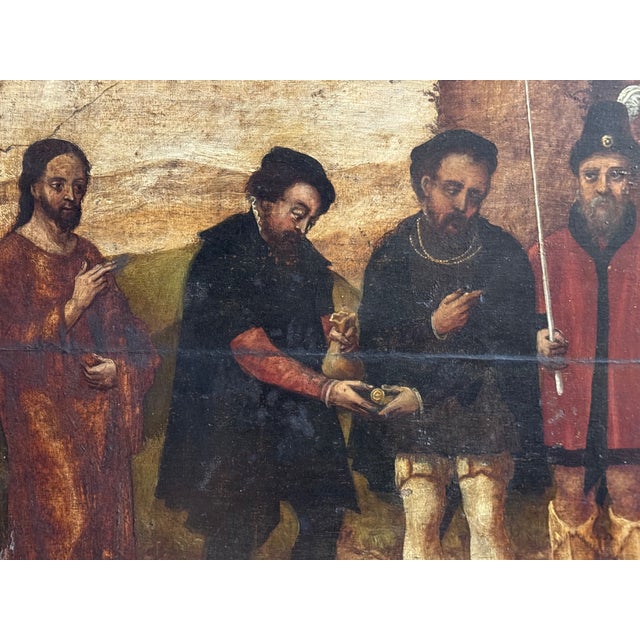 The Thirty Pieces of Silver of Judas, 1580, Oil Painting For Sale - Image 5 of 11