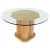 Cerused Oak Triple Cylinder Base Round Glass Top Dining Conference Table For Sale - Image 13 of 13