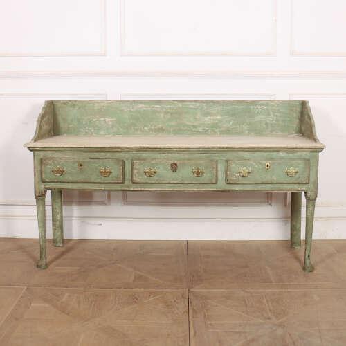 Georgian Style Painted Dresser Base For Sale - Image 3 of 14